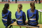 Marianna, Magda ja Matilda valmistautumassa